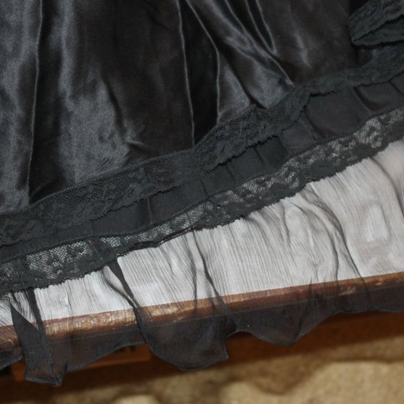 Dolce & Gabbana Black Nylon Evening Dress Sz 42 - Picture 9 of 11